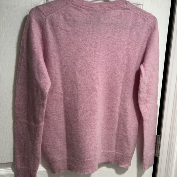 Charter Club Soft Rose Pink 100% Cashmere Sweater Crewneck Medium - Picture 2 of 4